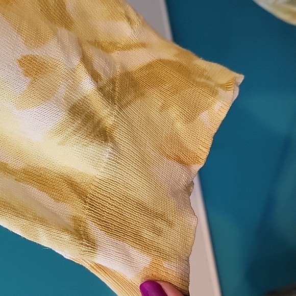 Talbots Woman Floral Short Sleeve Sweater 1X - Picture 3 of 3